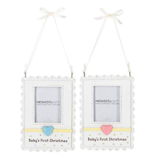 Baby's First Christmas Photo Frame Ornament