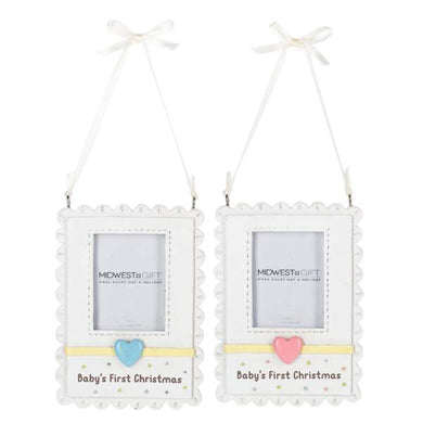 Baby's First Christmas Photo Frame Ornament
