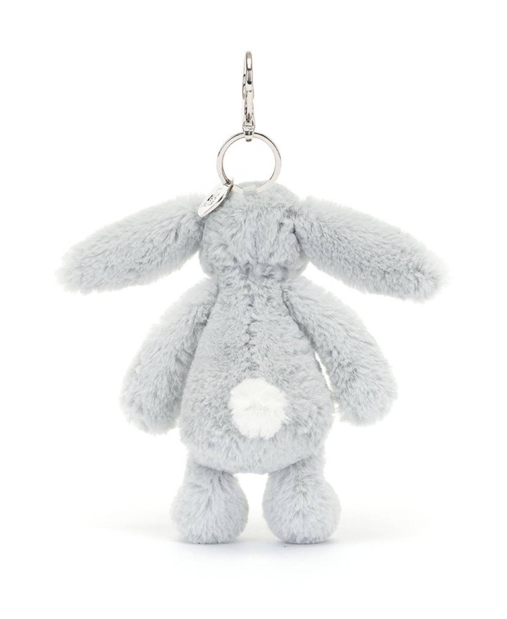 Jellycat Bashful Silver Bunny Bag Charm