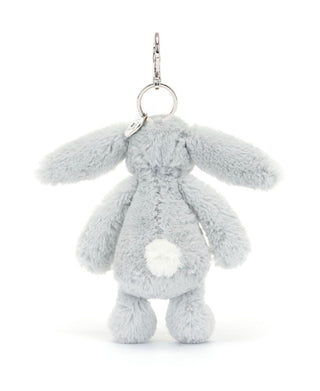 Jellycat Bashful Silver Bunny Bag Charm