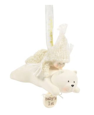 Snowbabies Beary Sleepy, Baby's 1st Ornament
