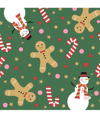 CandyMan Green Lunch Napkins