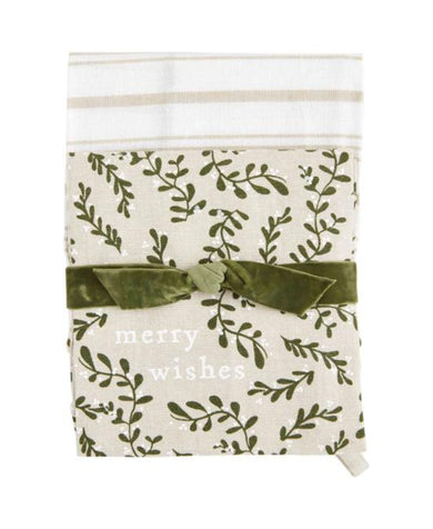 Merry Wishes Christmas Towel Set