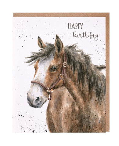 Wrendale Designs 'Birthday Spirit' Horse Birthday Card