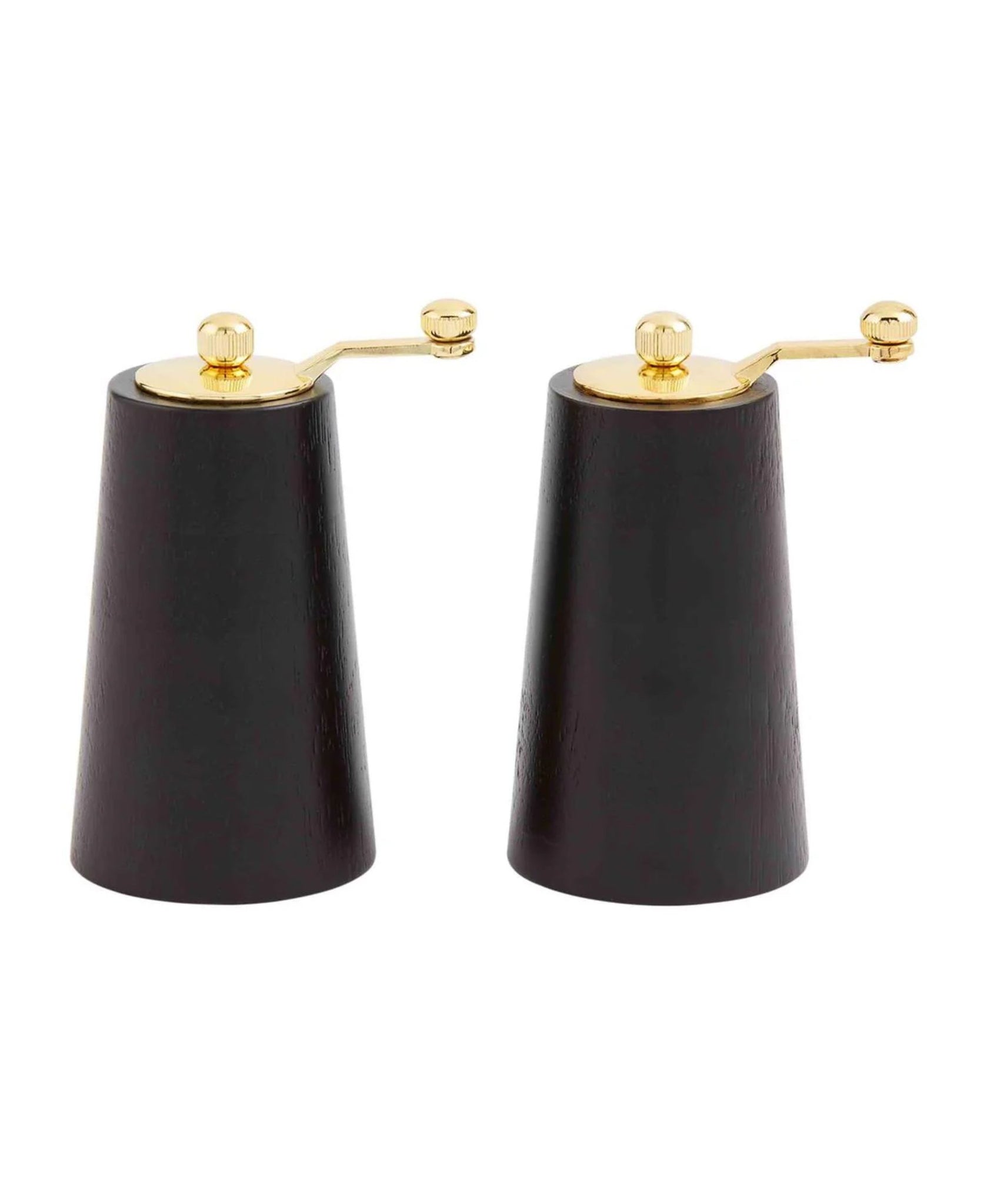 Black Salt And Pepper Grinder Set