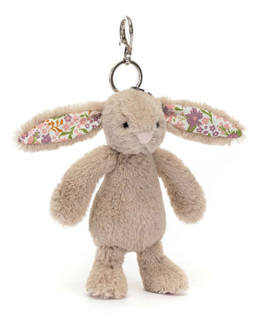 Jellycat Blossom Beige Bunny Petal Bag Charm