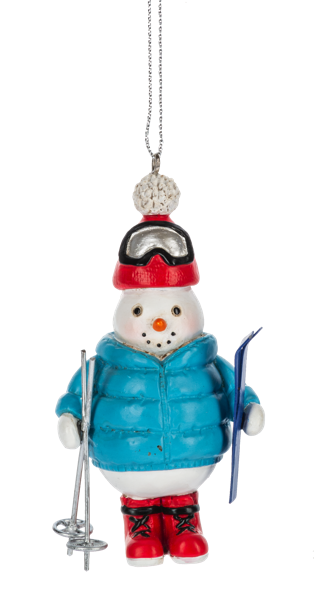 Snowman Snow Sports Ornaments