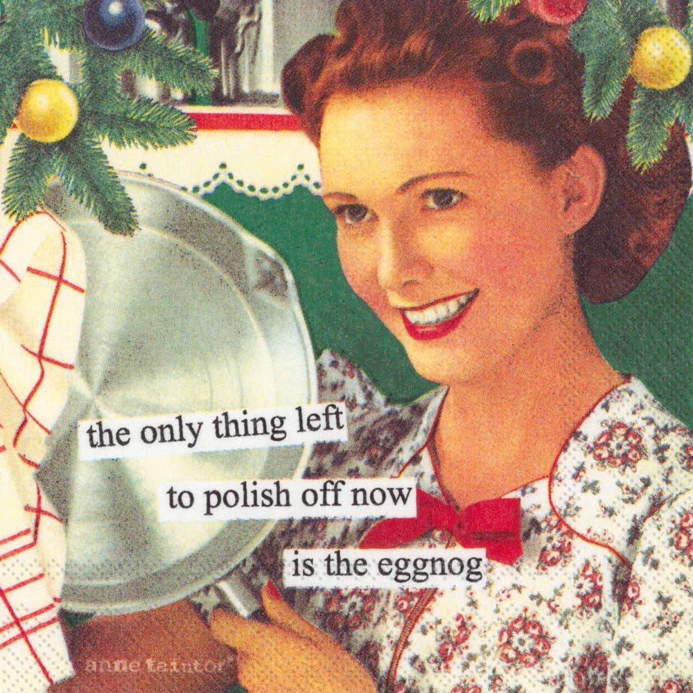 IHR Eggnog Cocktail Napkin
