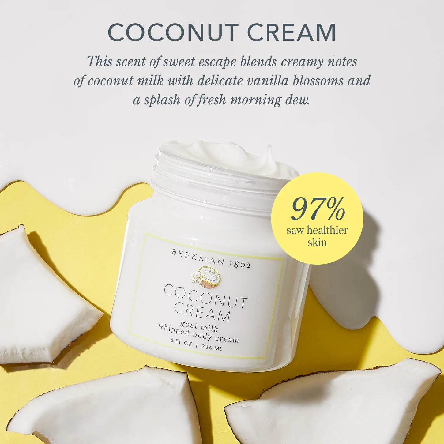 Beekman 1802 Coconut Cream Goat Milk Whipped Body Cream