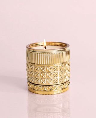 Capri Blue - Exotic Blossom & Basil Gilded Faceted Jar