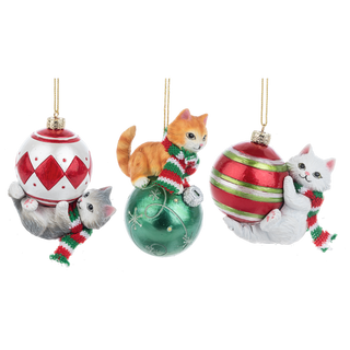 Meowy Christmas Ornaments