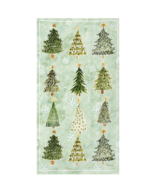 IHR Christmas Tree Pattern Hostess Napkins