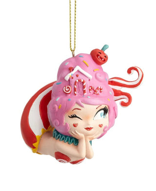 The World of Miss Mindy - Cotton Candy Mermaid Ornament