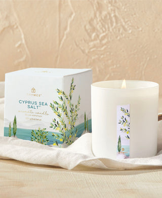 Thymes Cyprus Sea Salt Poured Candle