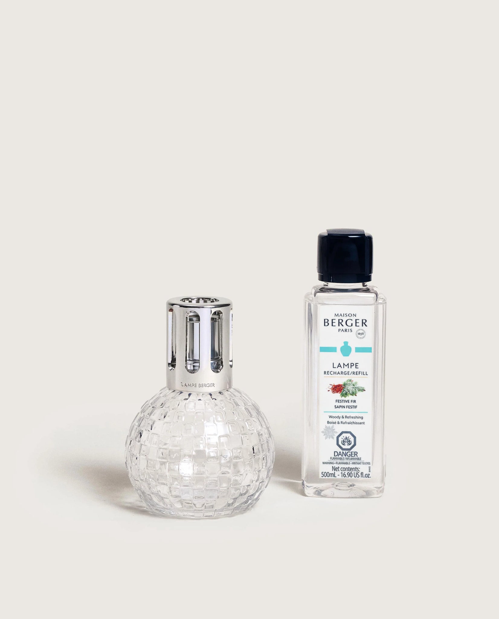 Disco Fragrance Lamp Gift Set Clear - Lampe Berger