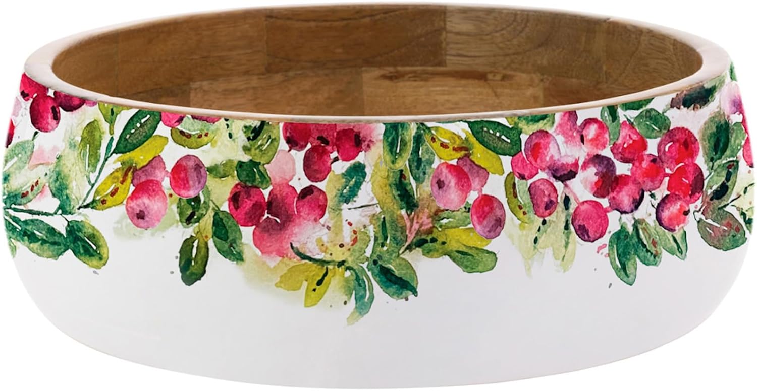 Cranberry Wreath Bowl
