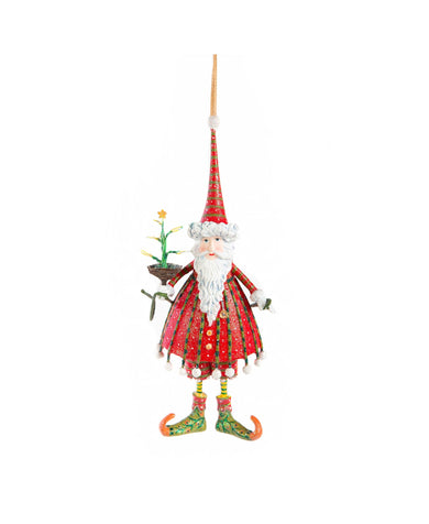 Patience Brewster Dash Away Dashing Santa Ornament