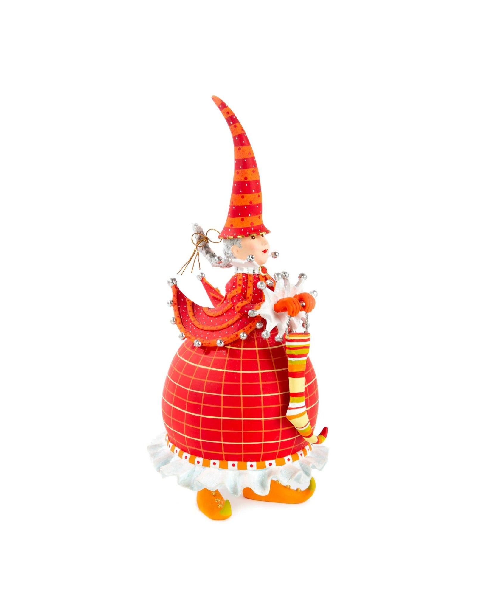 Patience Brewster Dash Away Red Mrs. Santa Figure