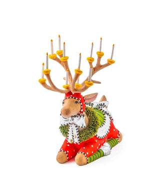 Patience Brewster Dash Away Sitting Dasher Reindeer Figure