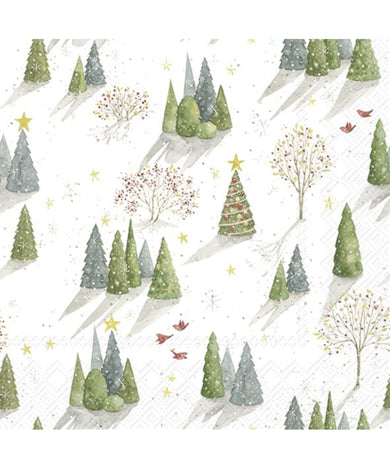 Ihr Decorated Tree Lunch Napkins