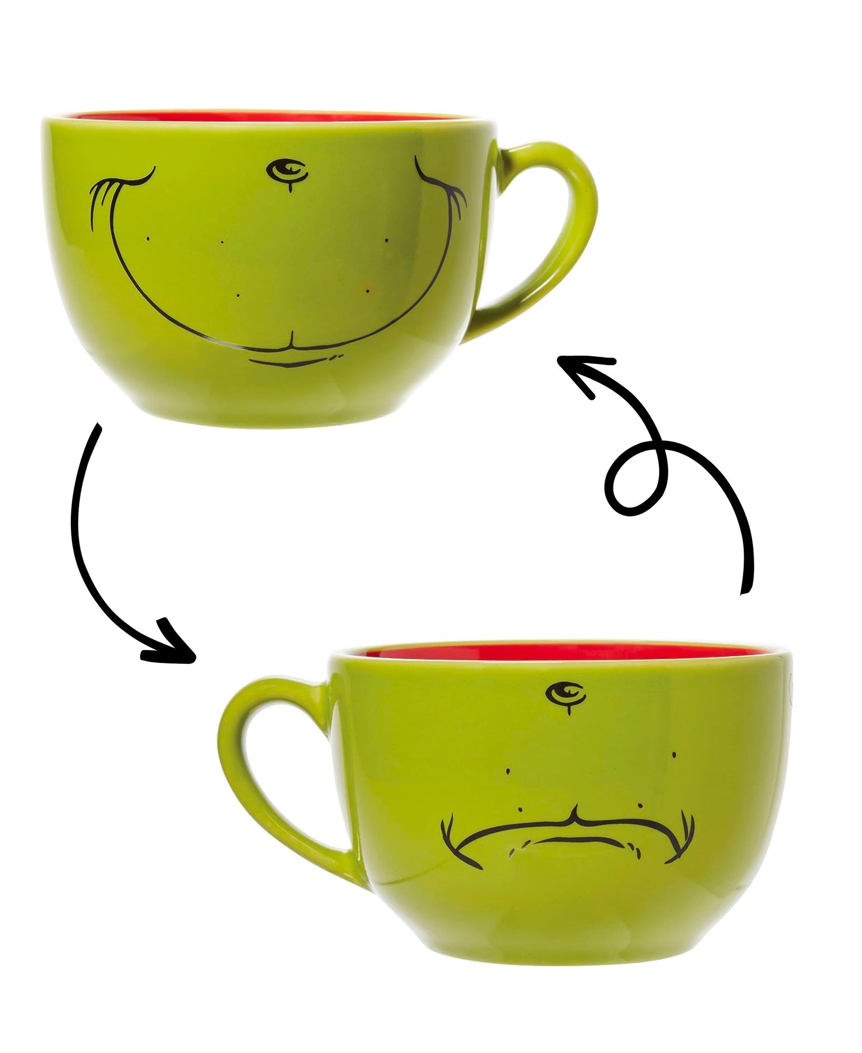 Department 56 The Grinch Latte Mug