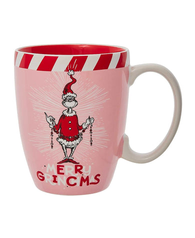 Department 56 The Grinch Merry Grinchmas Pink Mug