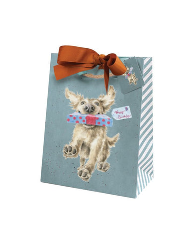 Wrendale Designs 'Special Delivery' Golden Retriever Medium Gift Bag