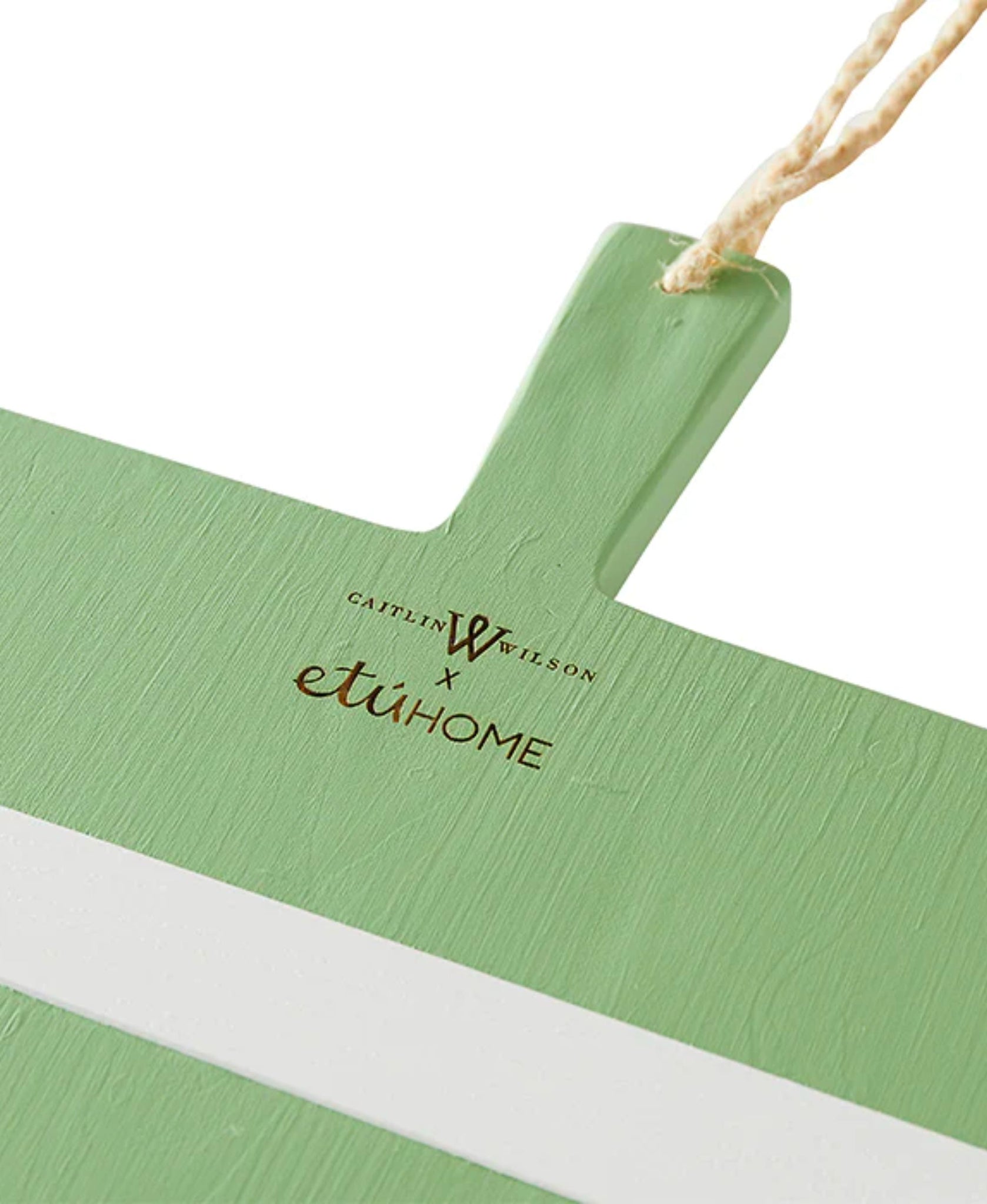 Etu Home Caitlin Wilson Laurel Green Rectangle Mod Charcuterie Board - Medium