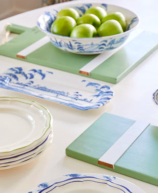 Etu Home Caitlin Wilson Laurel Green Rectangle Mod Charcuterie Board - Medium