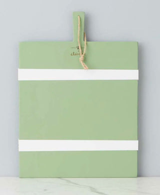 Etu Home Caitlin Wilson Laurel Green Rectangle Mod Charcuterie Board - Medium