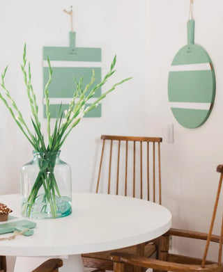 Etu Home Caitlin Wilson Laurel Green Rectangle Mod Charcuterie Board - Medium