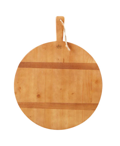 Etu Home Round Pine Charcuterie Board - Medium