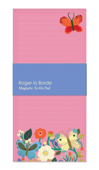 Magnetic To-Do Pads - Butterflies Garden
