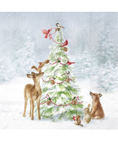 Ihr Friends In Snow Lunch Napkins