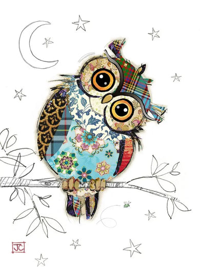 Bug Art Owen Owl Card Blank