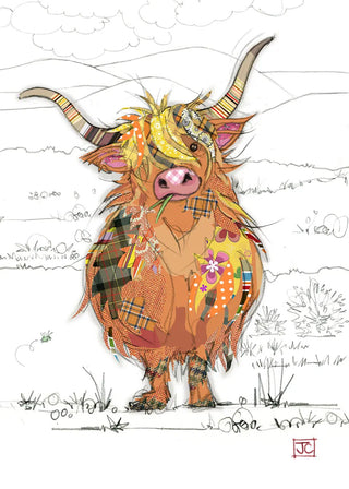 Bug Art Highland Hamish Card Blank