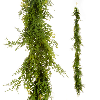 6' Real Feel Cedar Garland