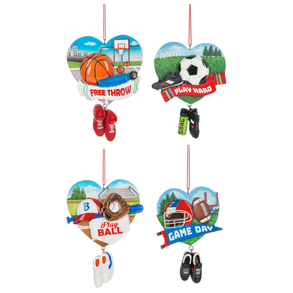 Game Day Sports Ornaments