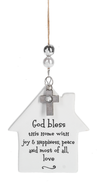Home Themed Porcelain Ornament