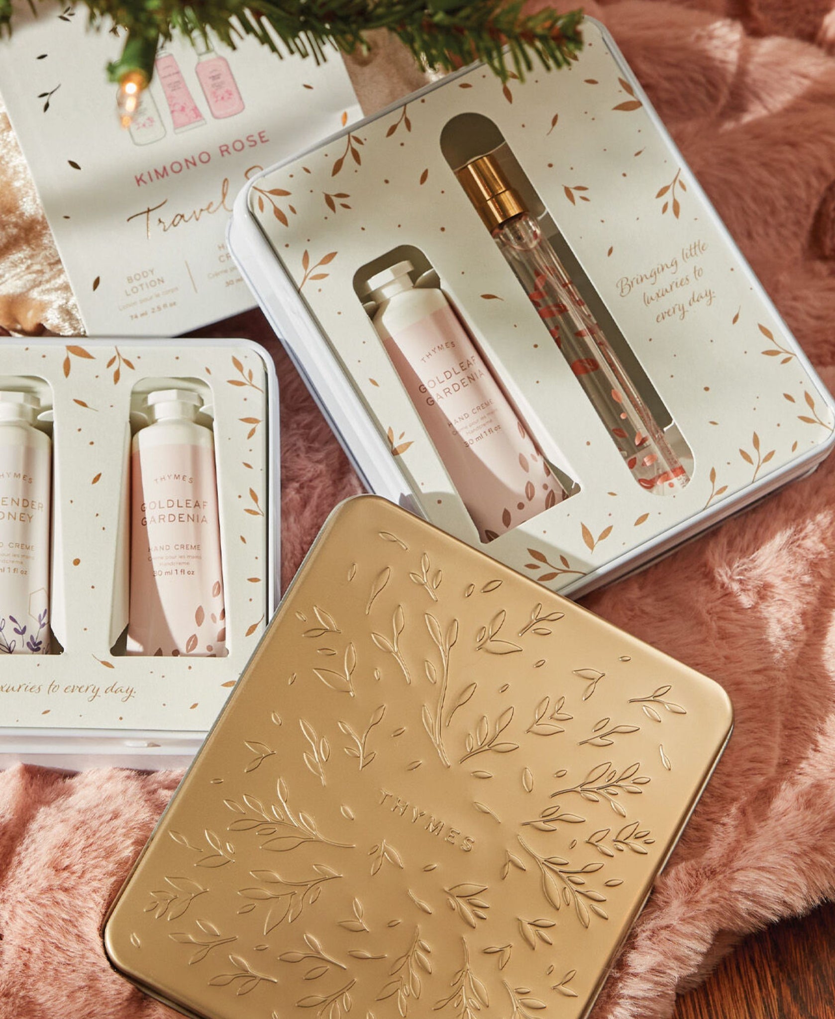 Thymes Goldleaf Gardenia Fragrance Duo