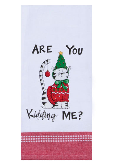 Kay Dee Snarkasm Pet Kidding Me Tea Towel Kitchen Towel