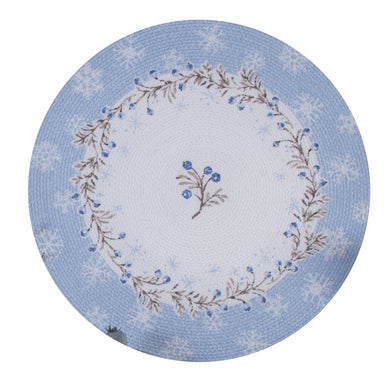 Kay Dee Let it Snow Braided Placemat