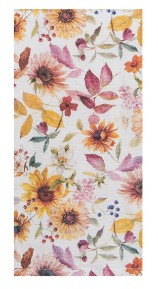 Mulberry Bloom Floral Toss Dual Purpose Towel Kitchen Towel
