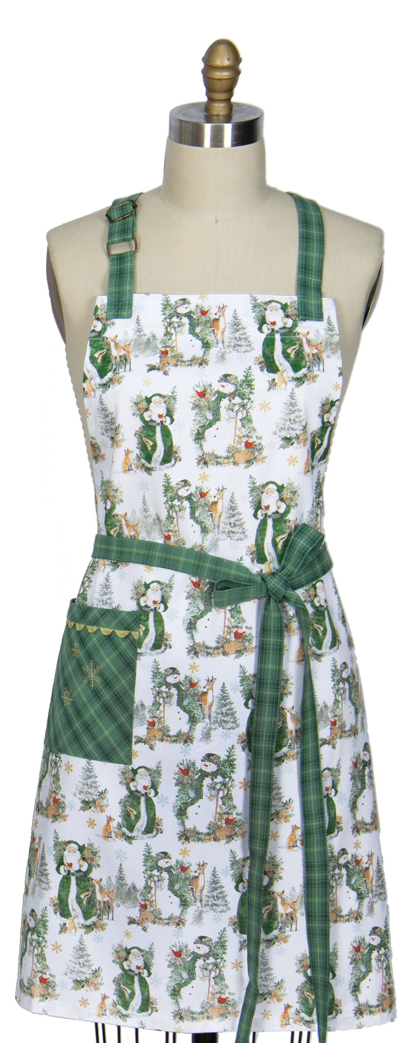 Sage Santa Chef Apron