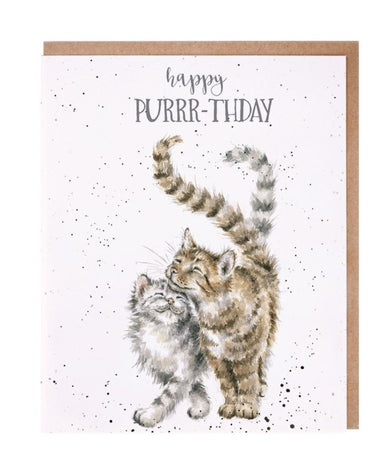 Wrendale Designs 'Happy Purrr-thday' Cat Birthday Card