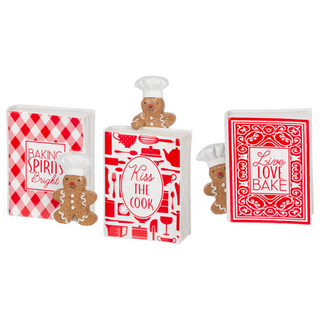 Holiday Cookbook Figurines