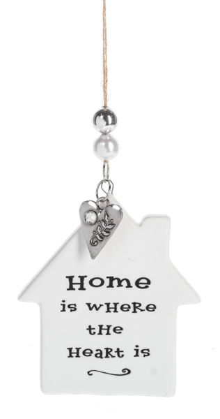 Home Themed Porcelain Ornament