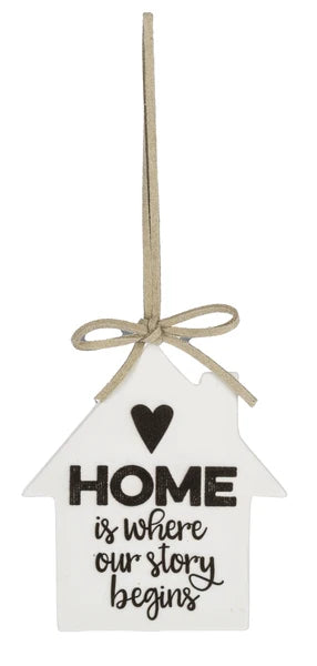 Home Is Where Our Story Begins Ornament