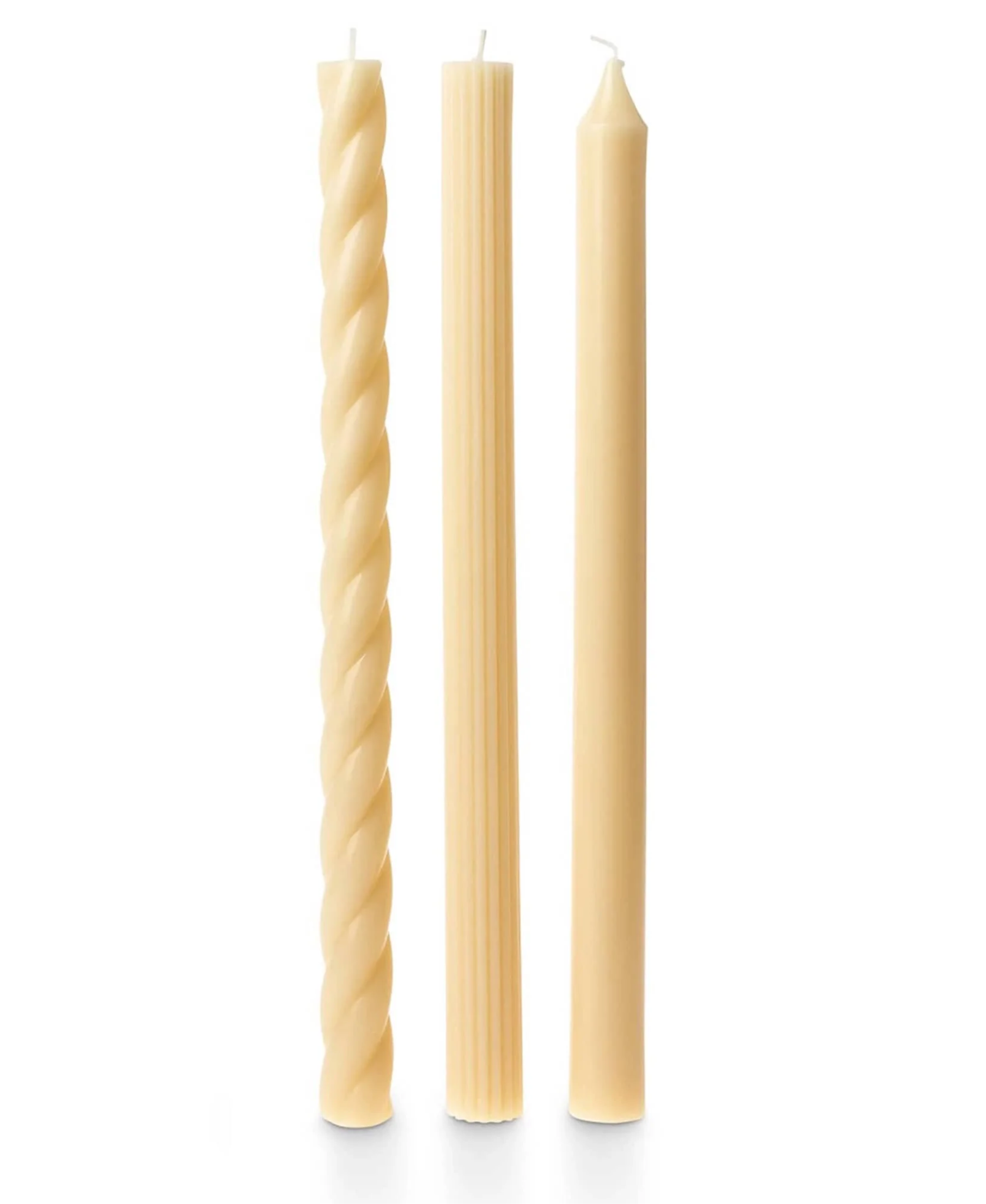 Illume Tapered Candles Off White - 3/Pack Assorted