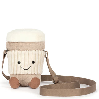 Jellycat Amuseables Perkle Coffee Shoulder Bag